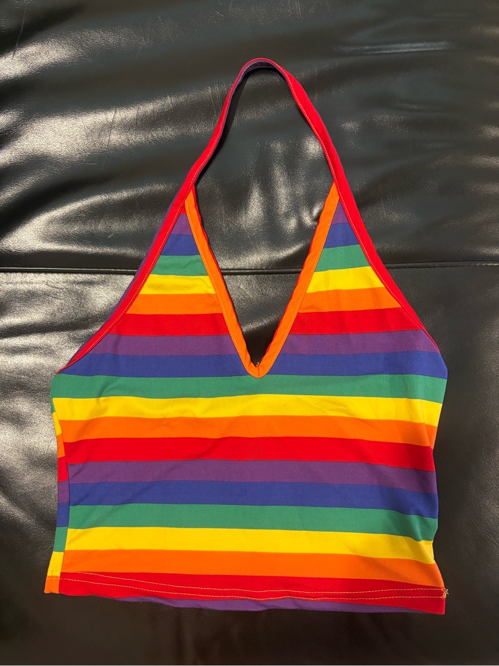 Rainbow Halter Crop top